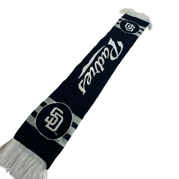 Xolos Club Tijuana Futbol Soccer Padres Baseball Knit Scarf Unisex Reversible - Picture 4 of 6